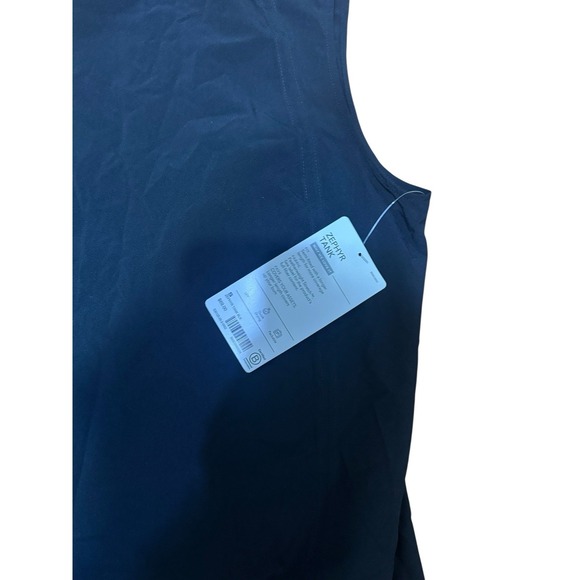 Athleta Zephyr Tank top Small Black NWT New Active Wicking Shell - Picture 2 of 3
